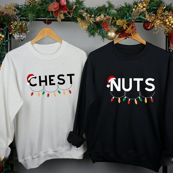 Chest Nuts Couples Matching Sweatshirts