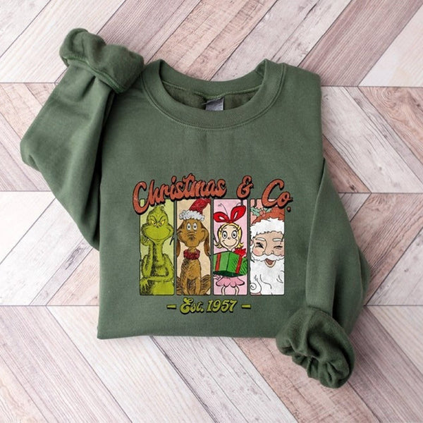 Christmas & Co Est 1957 Grinch Sweatshirt