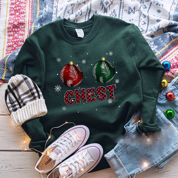 Chest Christmas Party Sweatshirt