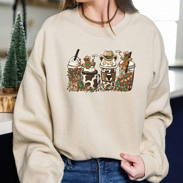 Howdy Rodeo Christmas Coffee Sweatshirt
